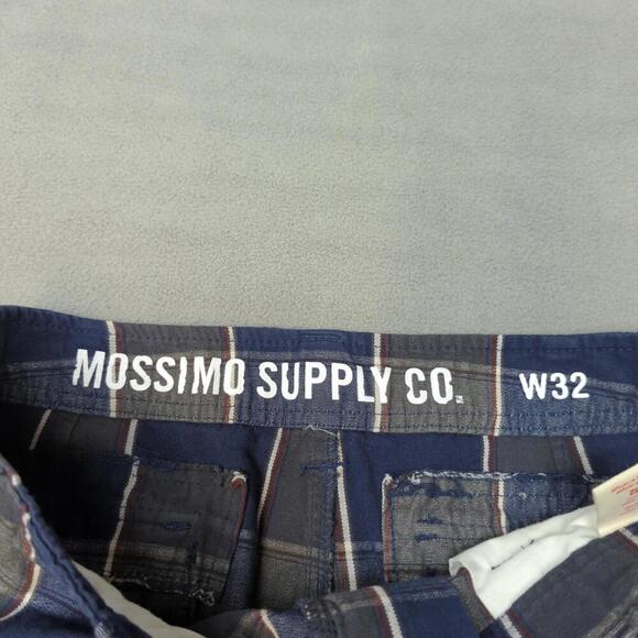 Mossimo Mens Multicolor Flat Front Cargo Chino Shorts Size 32 Casual Skater 90s - Picture 5 of 7